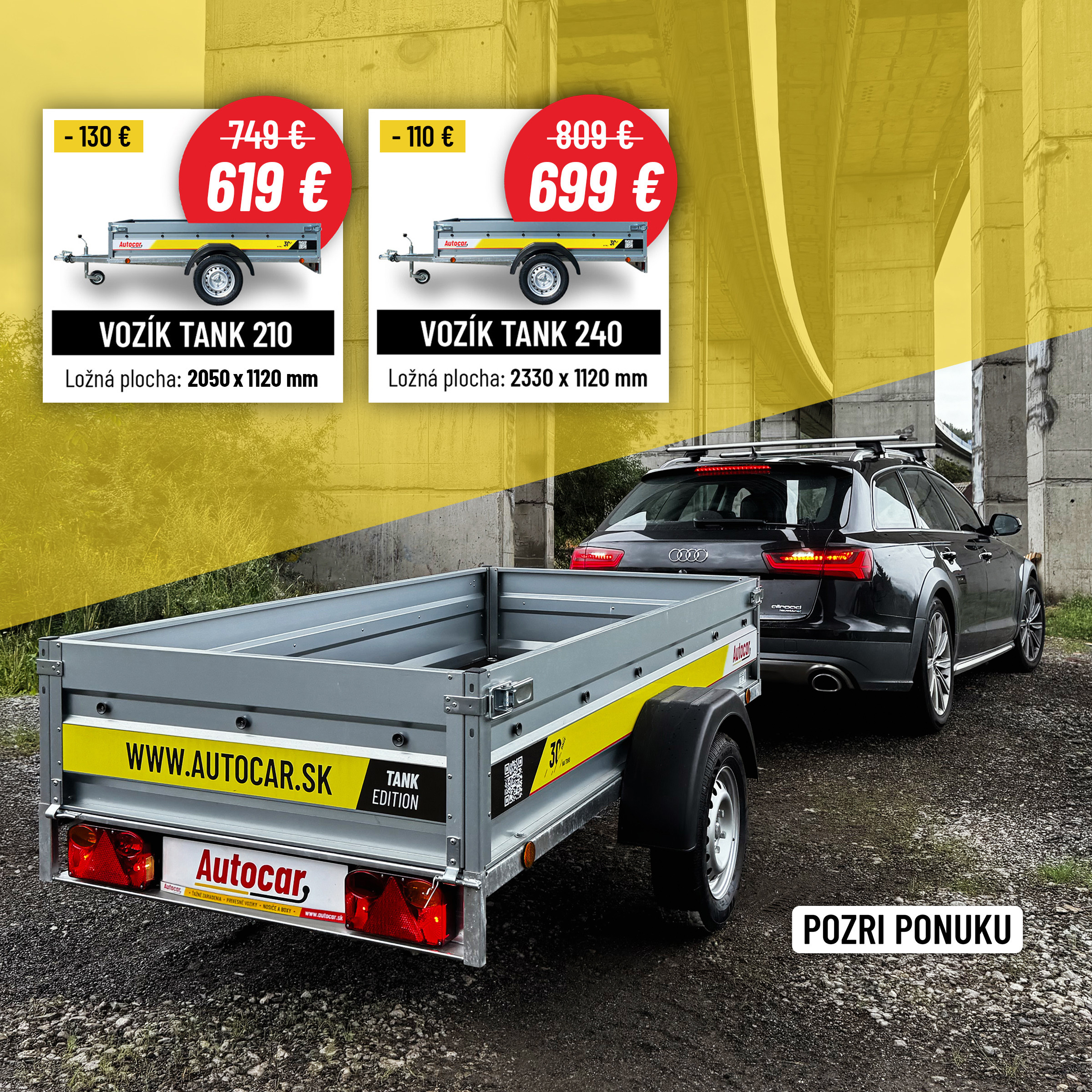 super cena prívesov